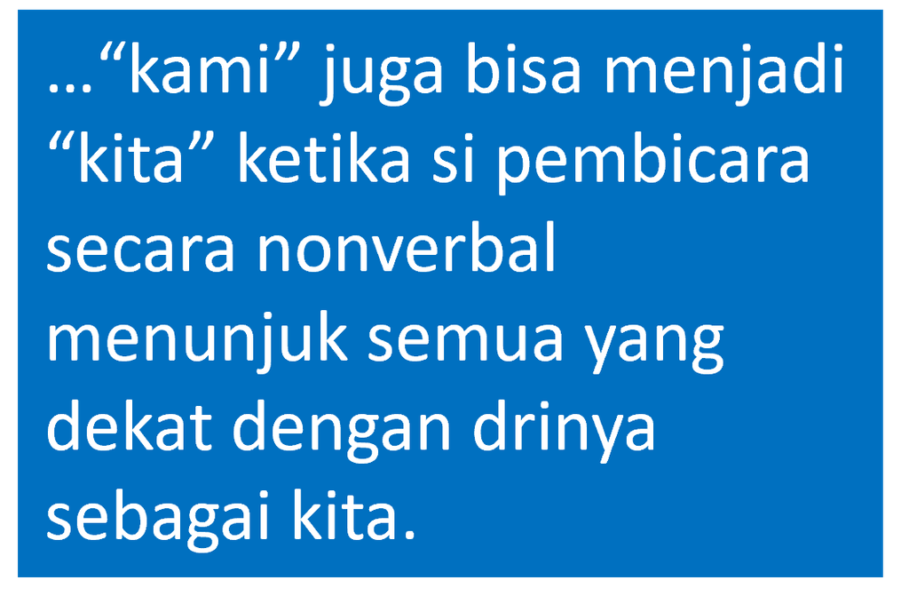 Batas kita dan kami_kutipan